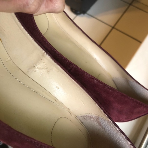 Ladies Size 10M Calvin Klein Dolly pumps in burgundy wine color - Picture 13 of 13
